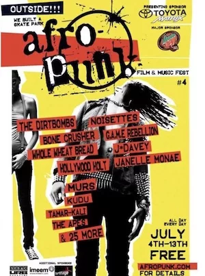 AFROPUNK Brooklyn 2008 Lineup poster image