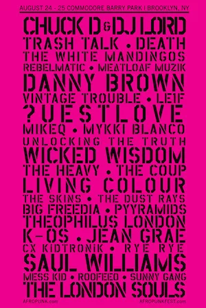 AFROPUNK Brooklyn 2013 Lineup poster image