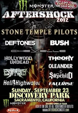 Aftershock Festival 2012 Lineup poster image