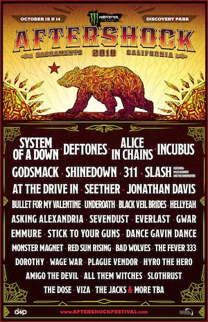 Aftershock Festival 2018 Lineup poster image