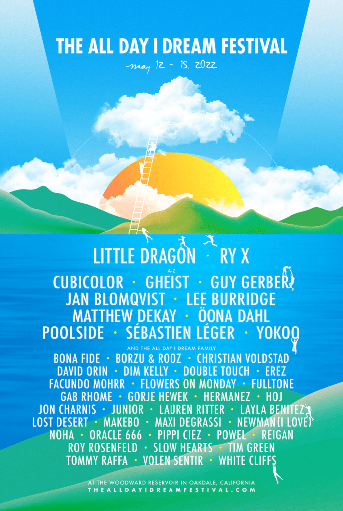 all day i dream festival 2022 lineup poster