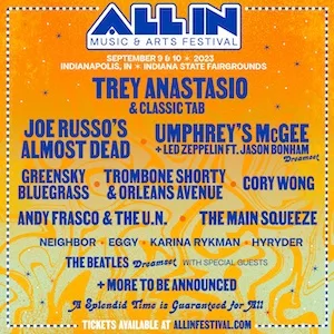All IN Music & Arts Festival 2023 Lineup poster image