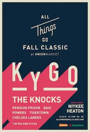 All Things Go Music Festival 2015 Lineup poster image
