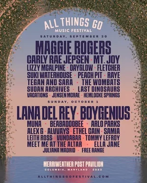 All Things Go Music Festival 2023 Lineup poster image