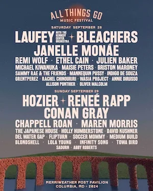 All Things Go Music Festival 2024 Lineup poster image