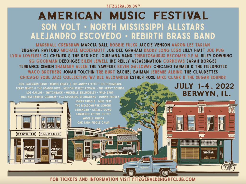 american music festival 2022 lineup poster