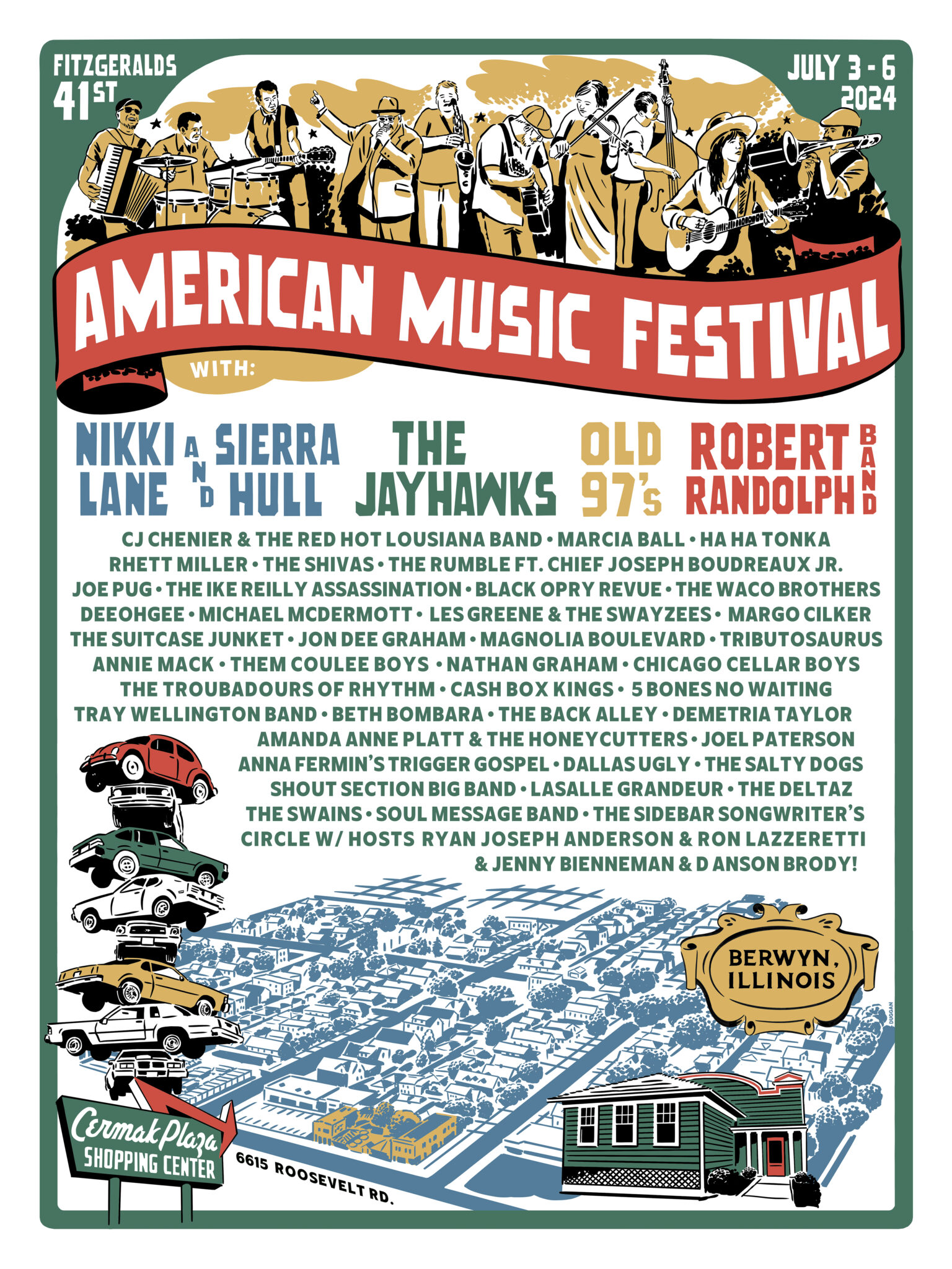 American Music Festival 2024 lineup poster