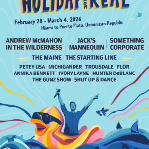 Andrew McMahon’s Holiday From Real 2026 Lineup poster image