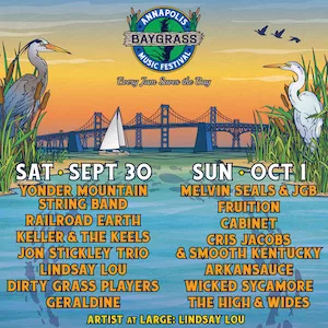 Annapolis Baygrass Music Festival 2023 Lineup poster image