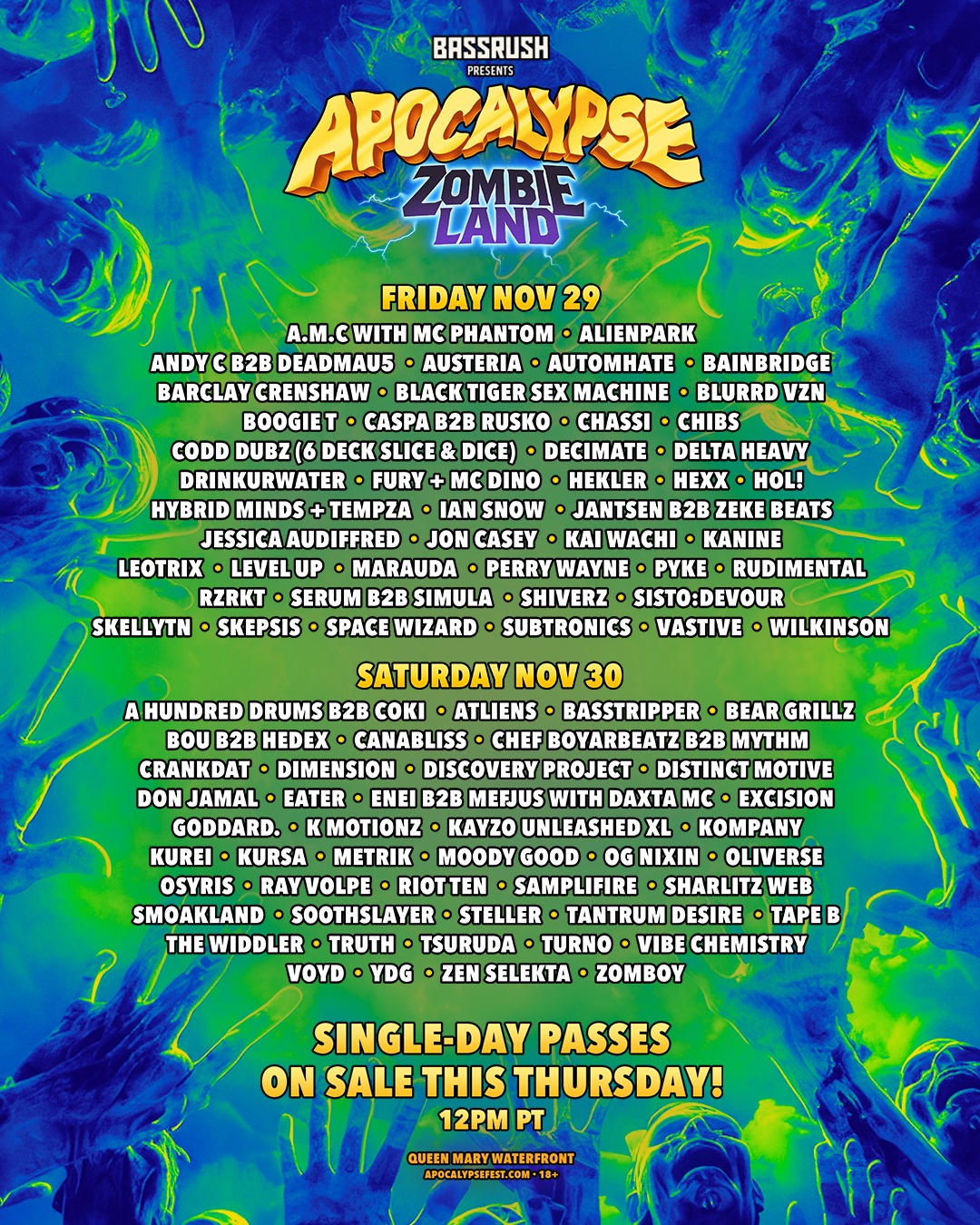 Apocalypse Festival 2024 Lineup Grooveist