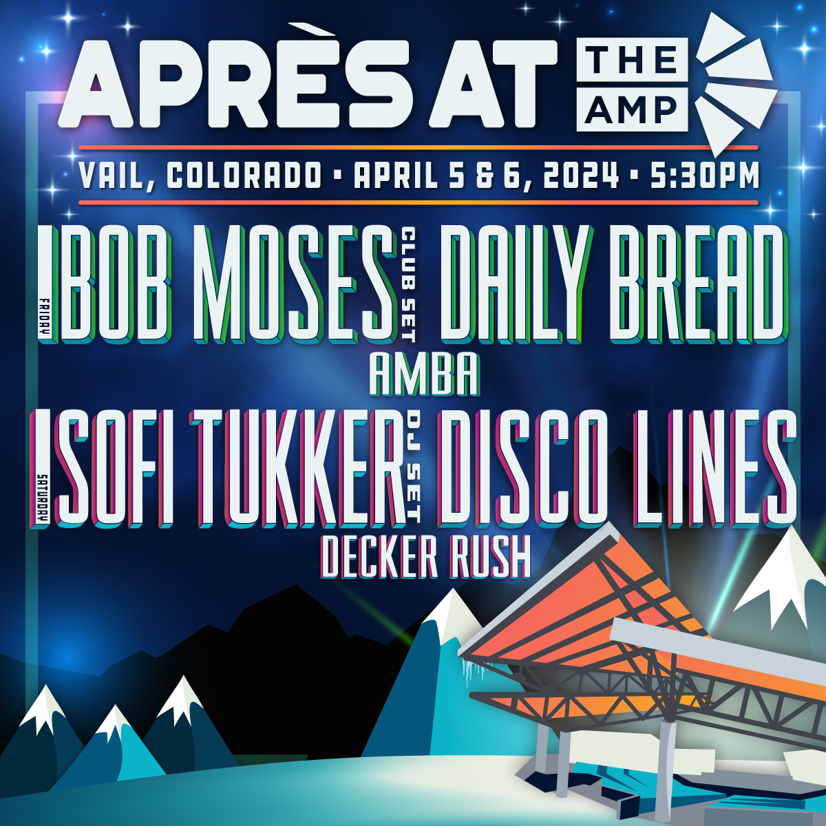 Après at The Amp 2024 Lineup poster image