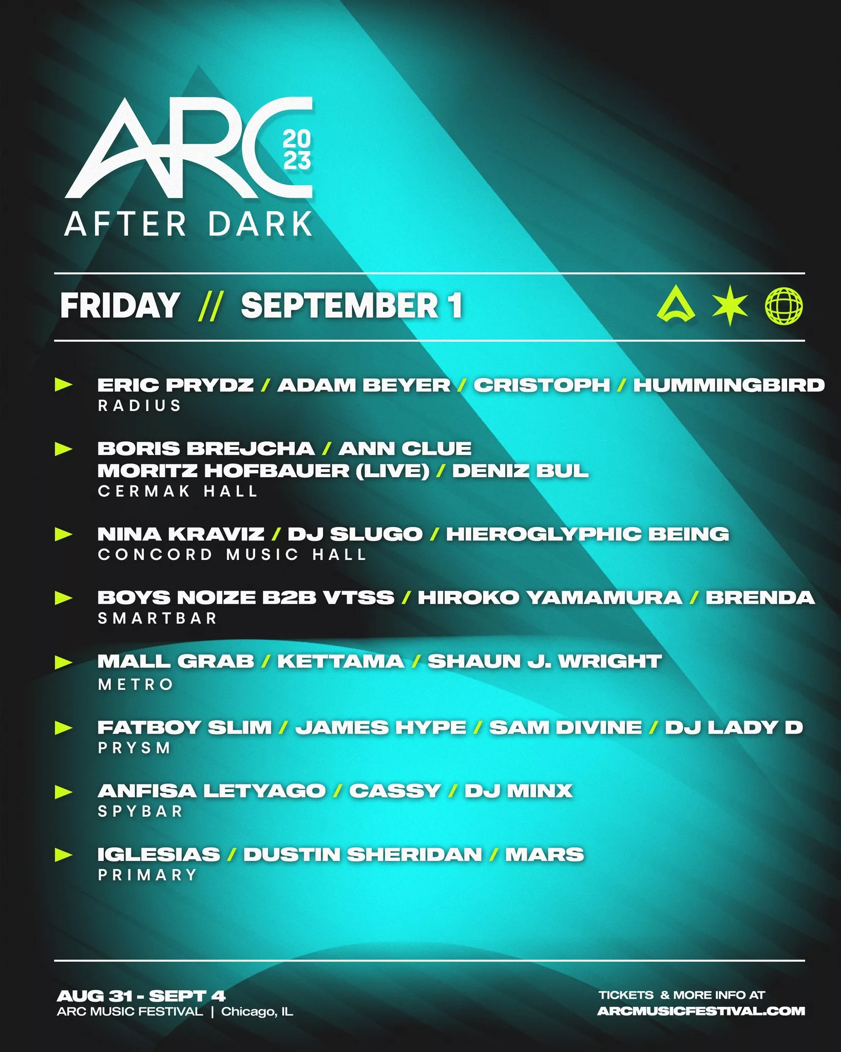 ARC After Dark Lineup For 2023 Unveiled Grooveist