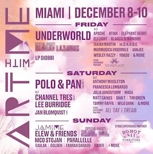 Art With Me Miami 2023 Lineup poster image