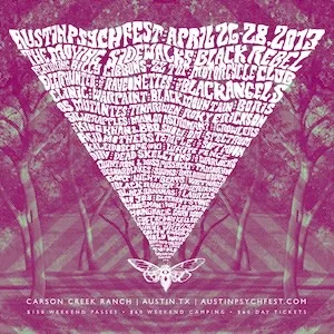 Austin Psych Fest 2013 Lineup poster image