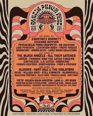Austin Psych Fest 2024 Lineup poster image