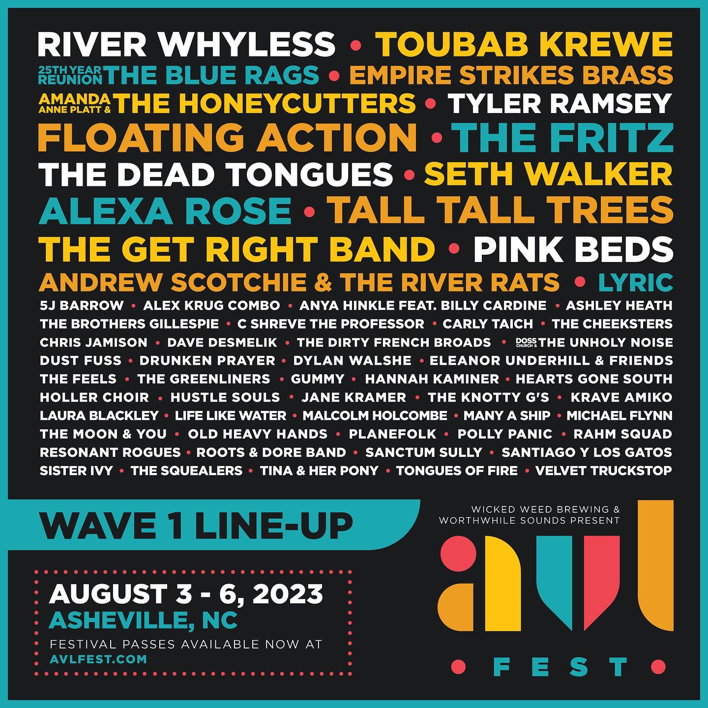 AVLFest 2023 Lineup poster image