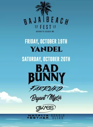 Baja Beach Fest 2018 Lineup poster image