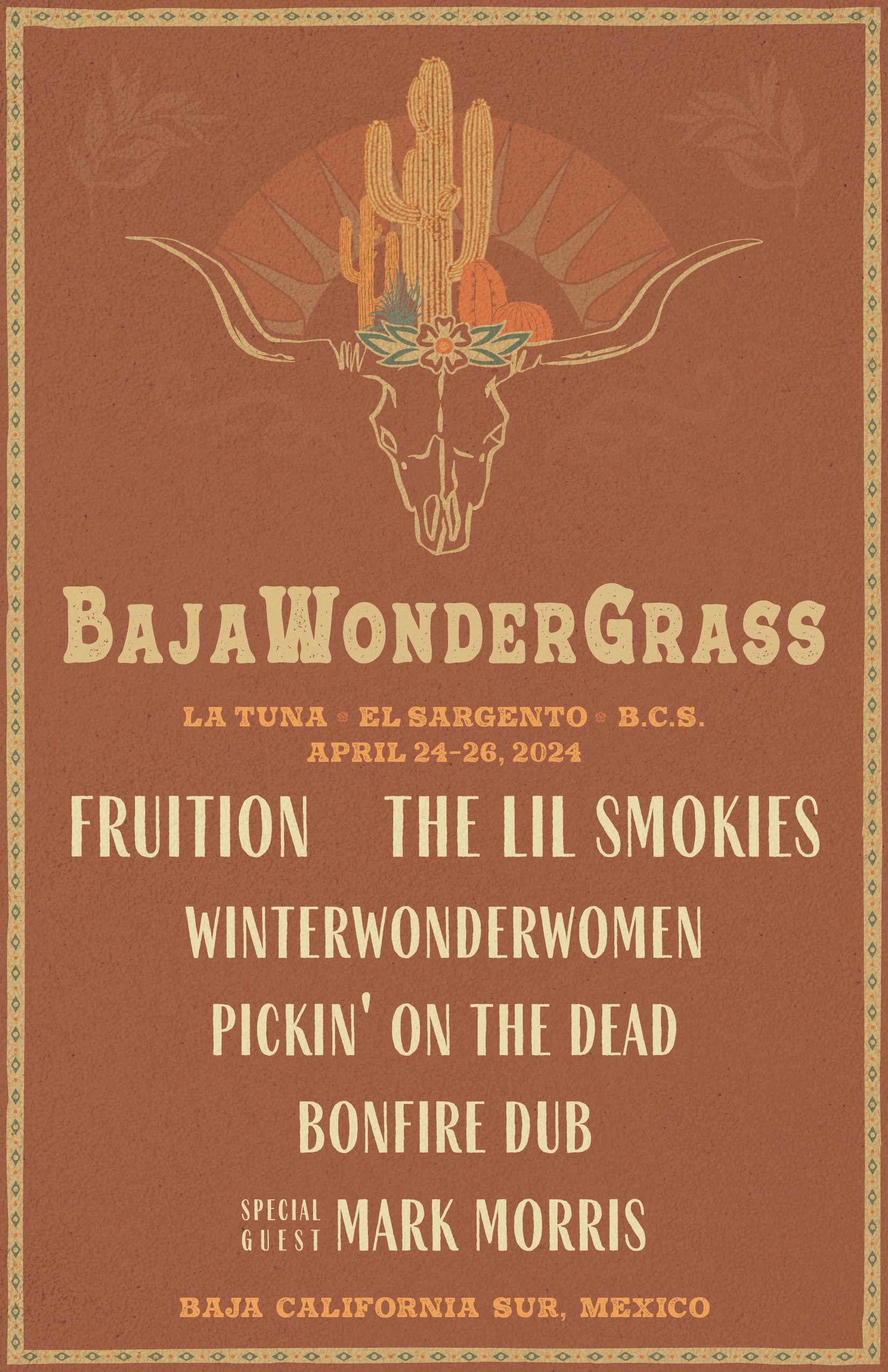 BajaWonderGrass lineup poster