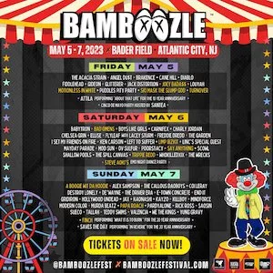 Bamboozle Festival 2023 Lineup poster image