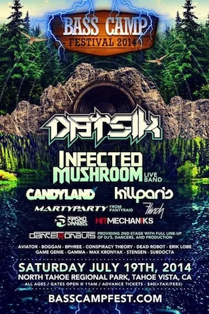 Bass Camp Festival 2014 Lineup poster image