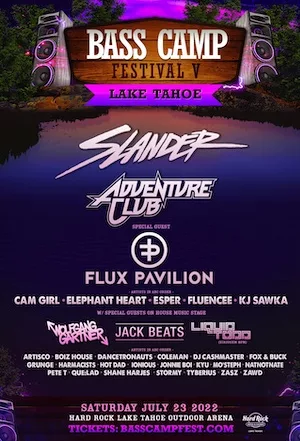 Bass Camp Festival 2022 Lineup poster image