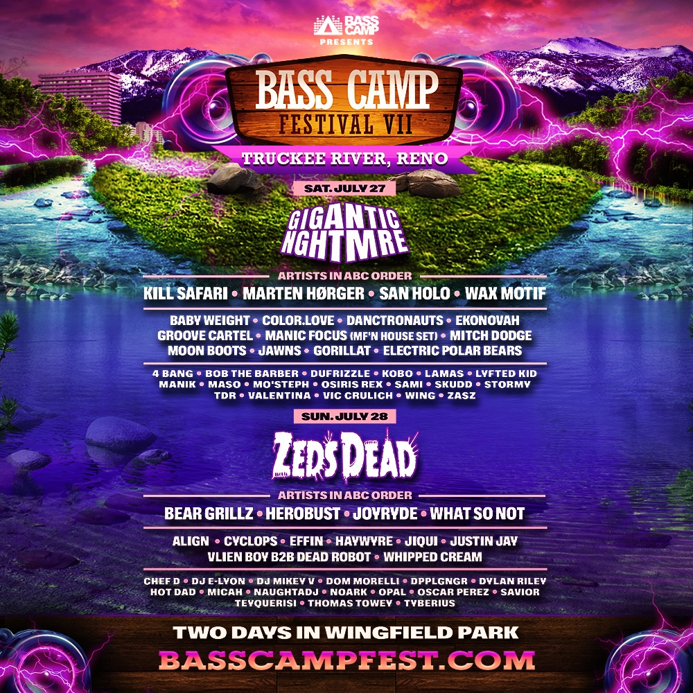 Bass Camp Festival 2024 Lineup poster image