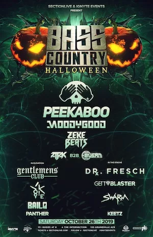 Bass Country Halloween 2019 Lineup poster image