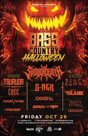 Bass Country Halloween 2021 Lineup poster image