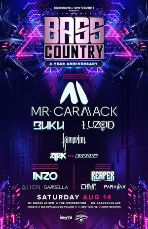 Bass Country MI 2021 Lineup poster image
