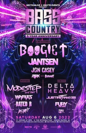 Bass Country MI 2022 Lineup poster image