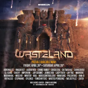 Basscon Wasteland 2017 Lineup poster image