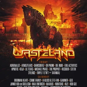 Basscon Wasteland 2018 Lineup poster image