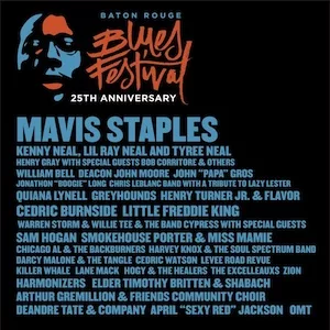 Baton Rouge Blues Festival 2019 Lineup poster image