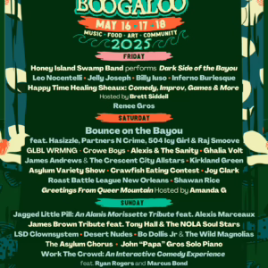 Bayou Boogaloo 2025 Lineup poster image