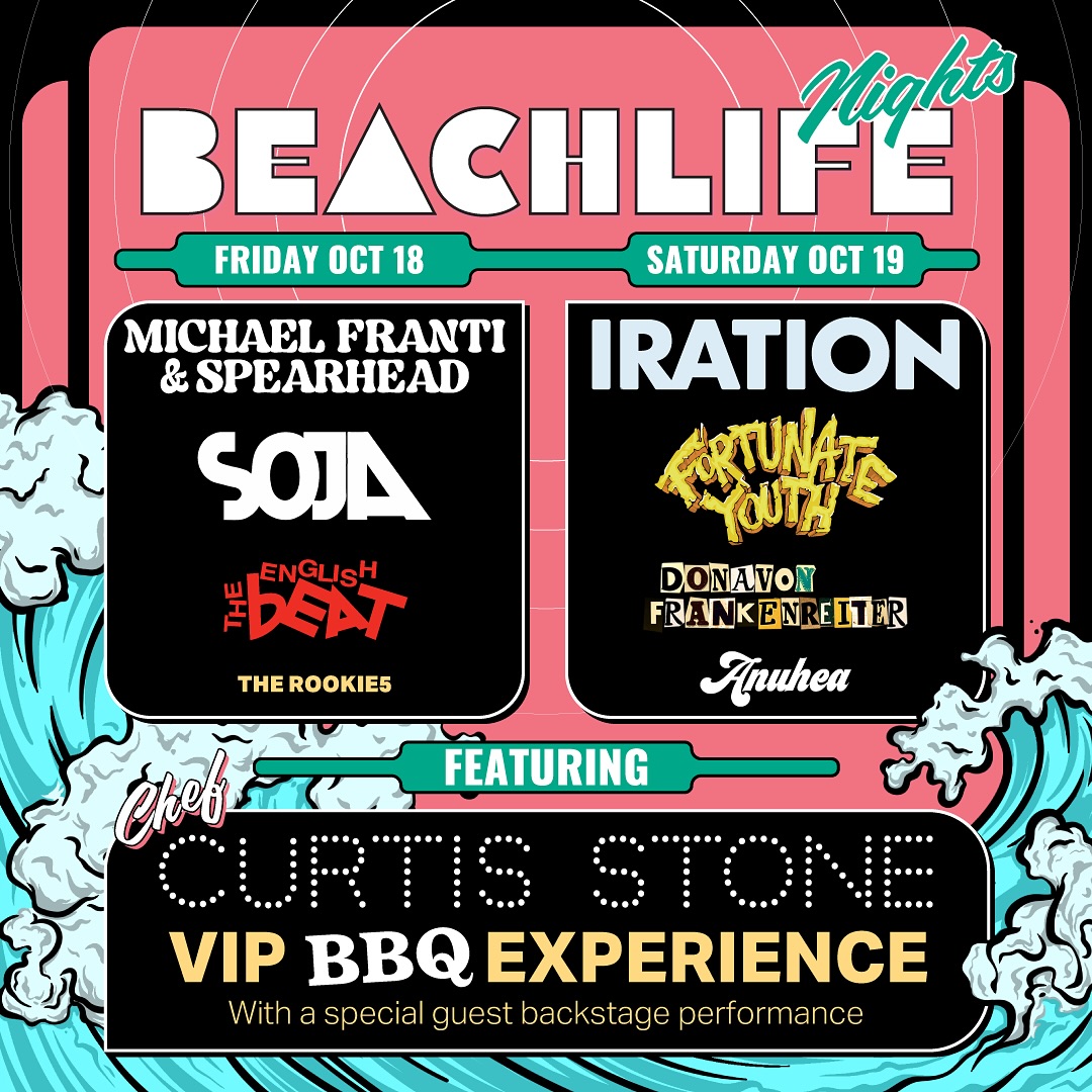 BeachLife Nights lineup poster