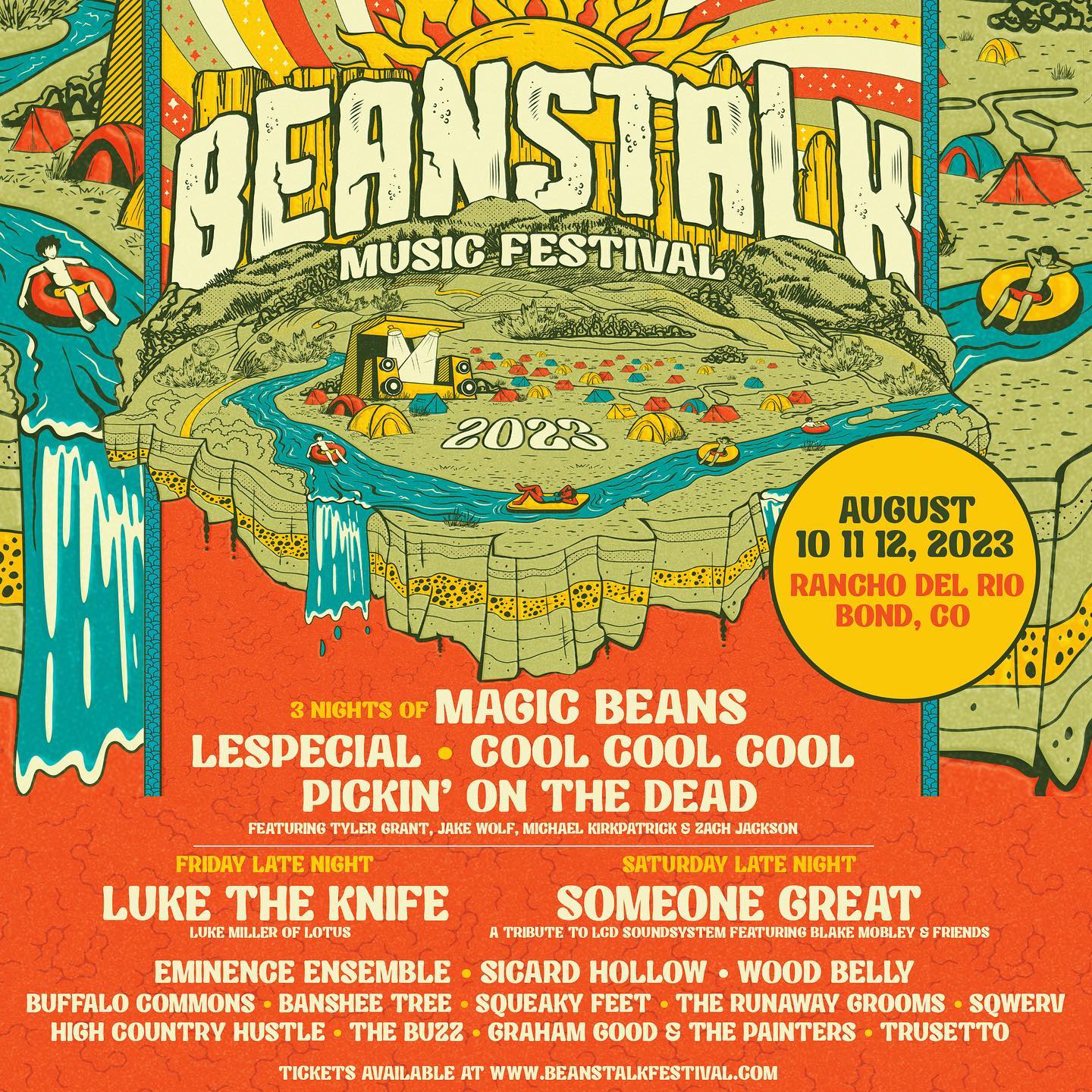 Beanstalk Music Festival 2023 Lineup | Grooveist