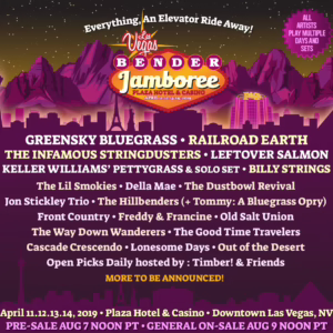 Bender Jamboree 2019 Lineup poster image
