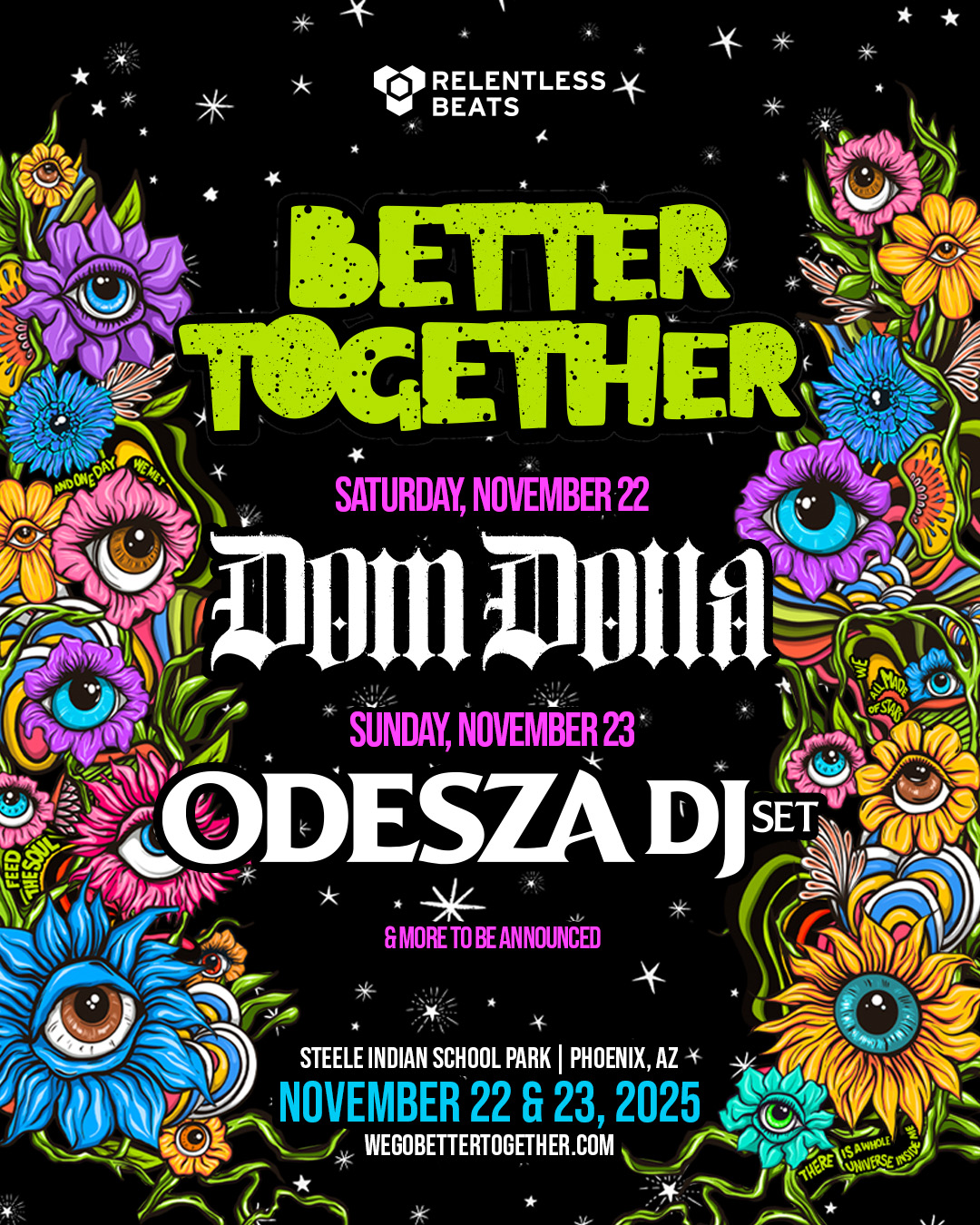 Better Together Festival 2025 lineup poster