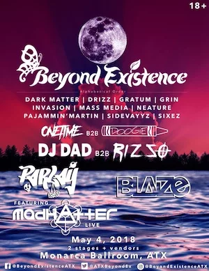Beyond Existence 2018 Lineup poster image