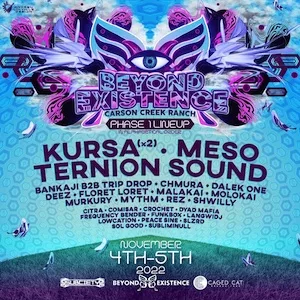 Beyond Existence 2022 Lineup poster image