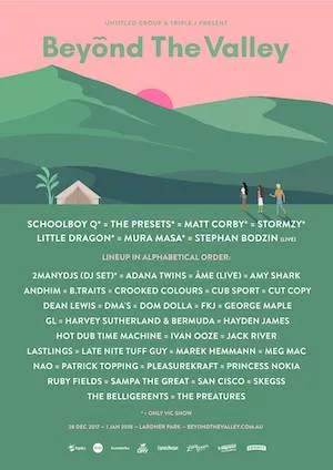 Beyond The Valley 2017 Lineup poster image