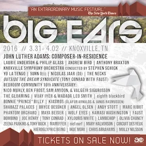 Big Ears Festival 2016 Lineup poster image