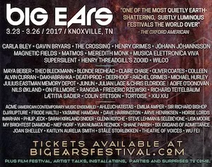 Big Ears Festival 2017 Lineup poster image