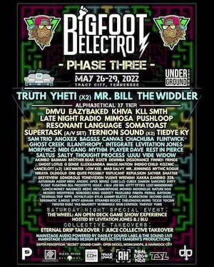 Bigfoot Electro 2022 Lineup poster image