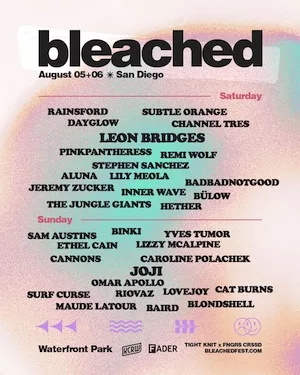 Bleached Fest 2023 Lineup poster image