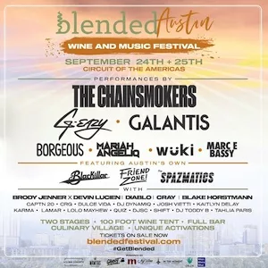 Blended Festival Austin 2022 Lineup poster image