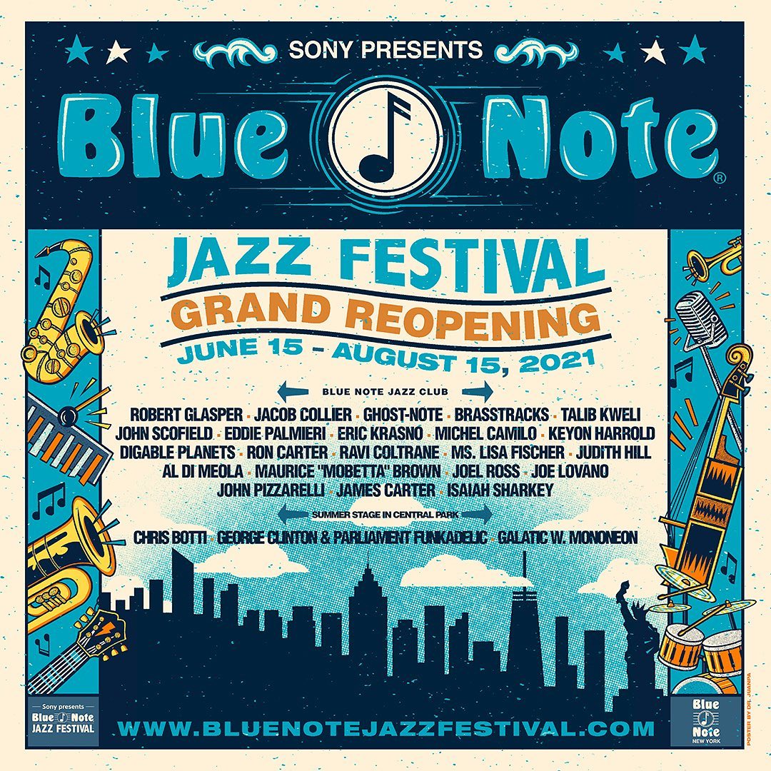 Blue Note New York 2021 Lineup poster image