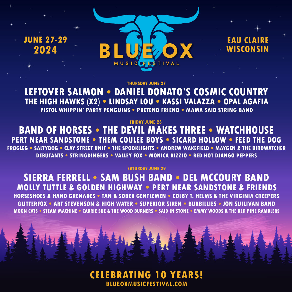 Blue Ox Music Festival 2024 Lineup Grooveist