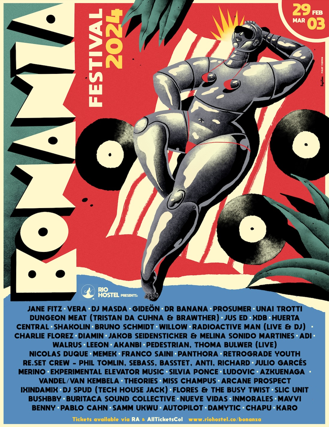 Bonanza Festival lineup poster