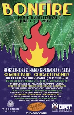 Bonfire Music & Arts Festival 2017 Lineup poster image